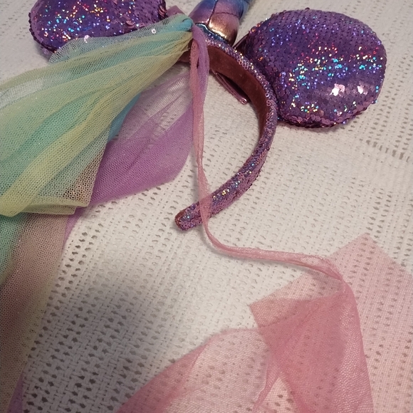 Set (2) Disney Sequin Unicorn and Mouse Ear Headbands - Picture 9 of 11
